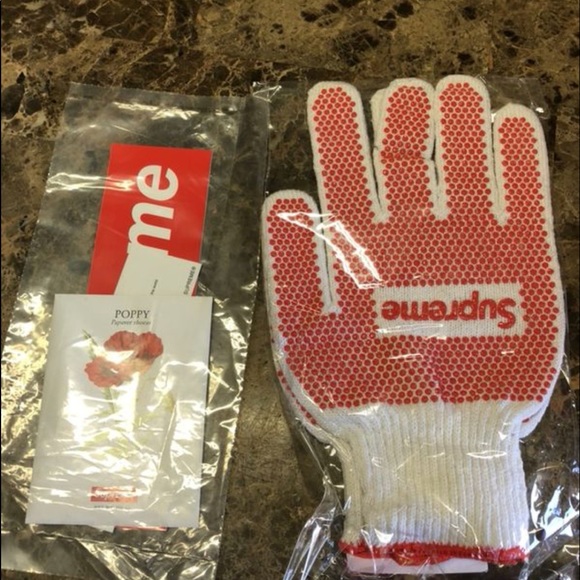 Supreme Grip Work Gloves White